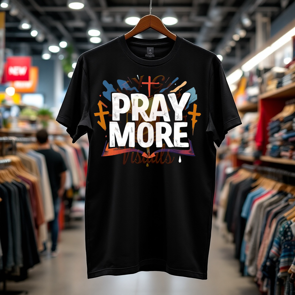 Religious| "Pray More" T-Shirt