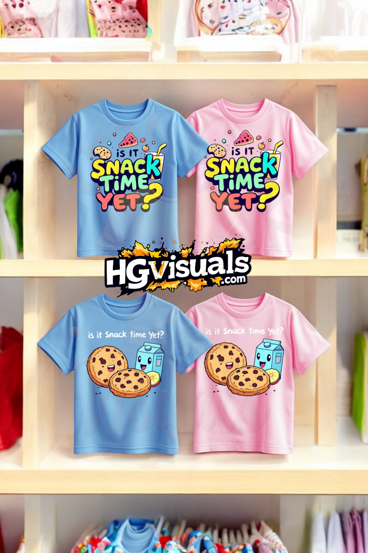 Is It Snack Time Yet? (Kids shirts)