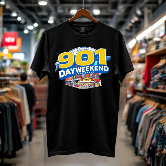 "901Day Weekend"(Beale St) Official T-Shirt by BU$YBRAND